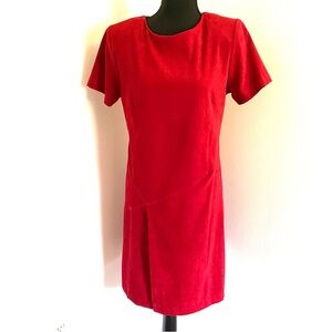 Elegant Vintage Red velvet Classic holiday Christmas Dress size 12P